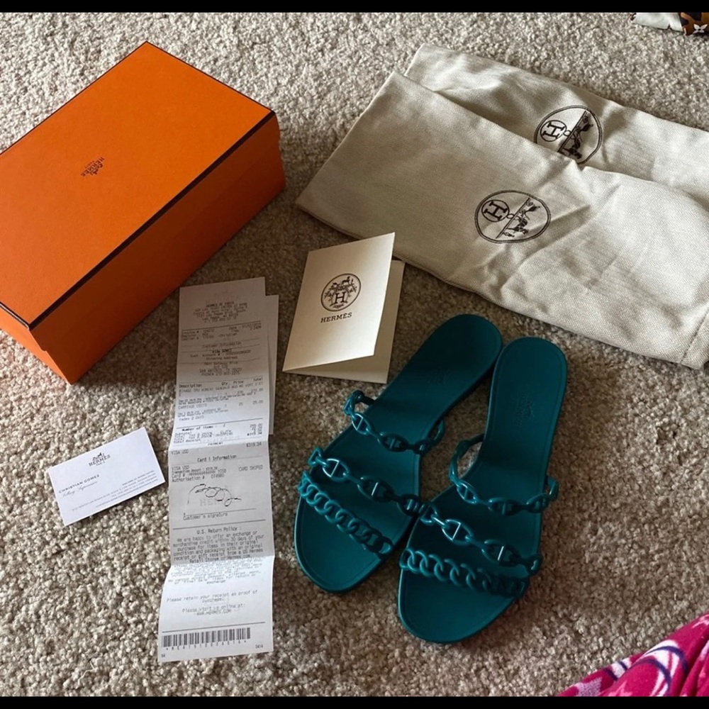 Hermes Jelly sandals SOLD!